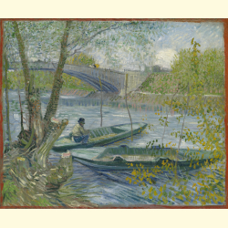 Fishing in Spring, the Pont de Clichy (Asnires)